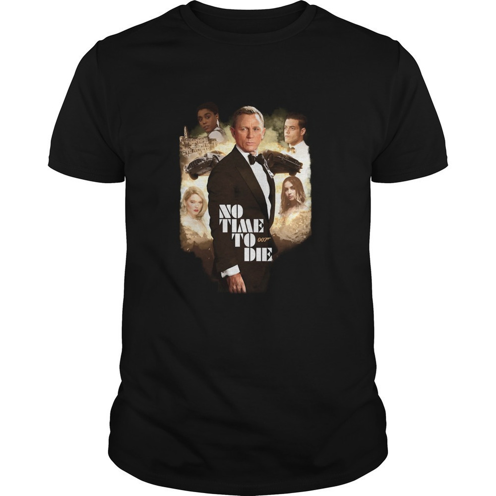 007 No Time To Die Movie Character Graphic Unisex T-Shirt